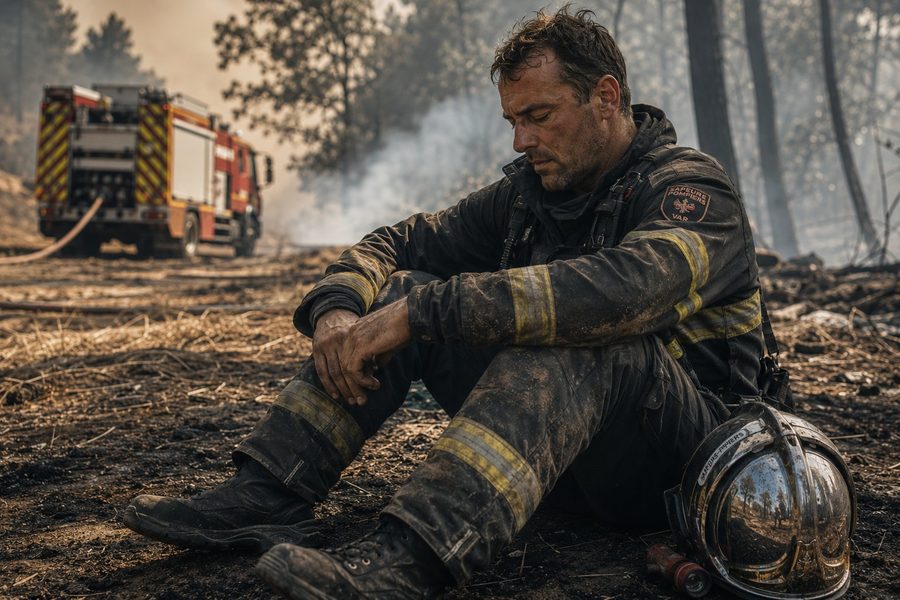 Sapeurs pompiers intervention feux de forêt