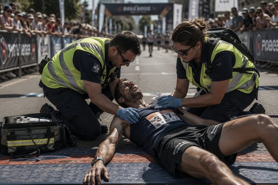 Secours marathon événement sportif